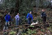 Da Cler di Sedrina salita ai Prati Parini e in Canto Alto con freddo e prima neve sulle Orobie il 7 novembre 2009 - FOTOGALLERY